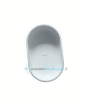 lavabo d'appoggio a libera installazione in solid surface - linfa