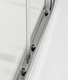  box doccia angolare anta fissa porta scorrevole 60x165 cm trasparente