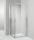 box doccia angolare porta scorrevole 65x120 cm trasparente serie n