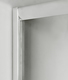 box doccia angolare porta scorrevole 60x100 cm trasparente serie n