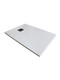 piatto doccia 75x115 cm in resina ultrasottile senza bordo altezza 3 cm colore bianco/white serie wall