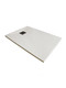 piatto doccia 70x130 cm  altezza 3 cm in resina ultrasottile senza bordo colore beige serie wall