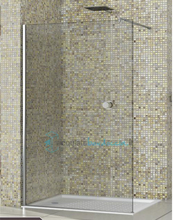 parete doccia walk in 140x200h cm cristallo 8mm trasparente - 1 brancetto -v1