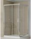 box doccia angolare porta scorrevole 70x100 cm opaco altezza 190 cm serie f