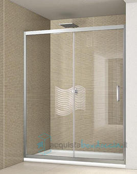 porta doccia scorrevole 100 cm trasparente altezza 190 cm serie f