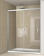 porta doccia scorrevole 100 cm trasparente altezza 190 cm serie f