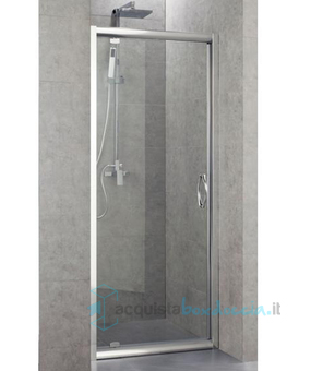 porta doccia battente 100 cm trasparente