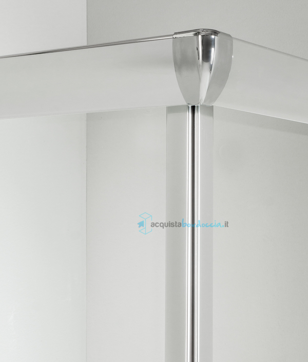 box doccia angolare porta scorrevole 65x75 cm trasparente altezza 180 cm