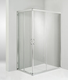 box doccia angolare porta scorrevole 85x100 cm trasparente altezza 180 cm