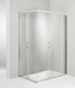 box doccia angolare porta scorrevole 80x70 cm trasparente altezza 180 cm
