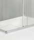 box doccia angolare porta scorrevole 65x70 cm trasparente altezza 180 cm