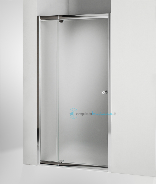 porta doccia battente 85 cm opaco