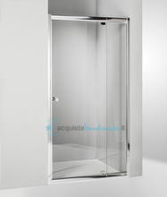 porta doccia battente 85 cm trasparente