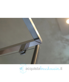 box doccia angolare 90x120 cm porta battente trasparente serie sofist sfa megius 