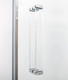 box doccia angolare 70x90 cm porta battente trasparente serie prisma 1.0 p6a1 megius 