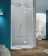 porta doccia 70 cm battente trasparente serie sofist b1f megius