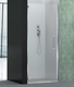 porta doccia battente 100 cm cristallo trasparente serie prisma 1.0 p8pb megius