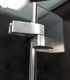 porta doccia battente 120 cm cristallo trasparente serie prisma 1.0 p8pbf megius