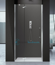 porta doccia battente 100 cm trasparente serie prisma 2.0 r6b1f100 megius 
