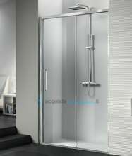 porta doccia scorrevole 100 cm trasparente  live top p1s megius 