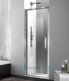 porta doccia battente 80 cm trasparente serie live top pv0 megius