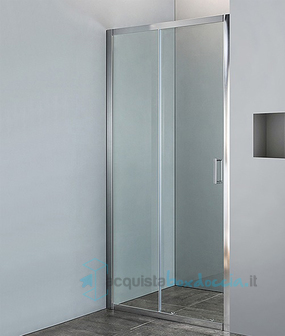 porta doccia scorrevole 110 cm opaco serie s