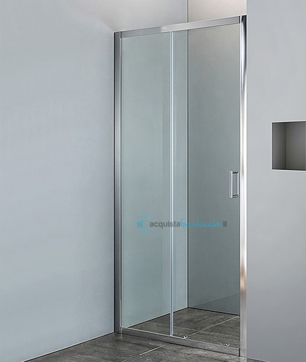 porta doccia scorrevole 100 cm opaco serie s