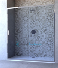 porta doccia scorrevole 140 cm trasparente serie s
