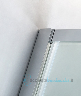 porta doccia scorrevole 130 cm trasparente serie s