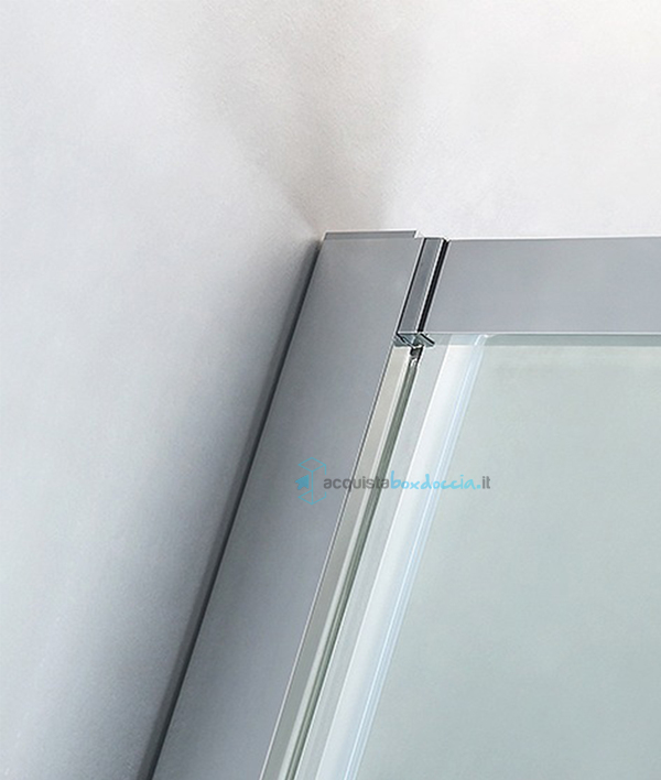 porta doccia scorrevole 145 cm trasparente serie s