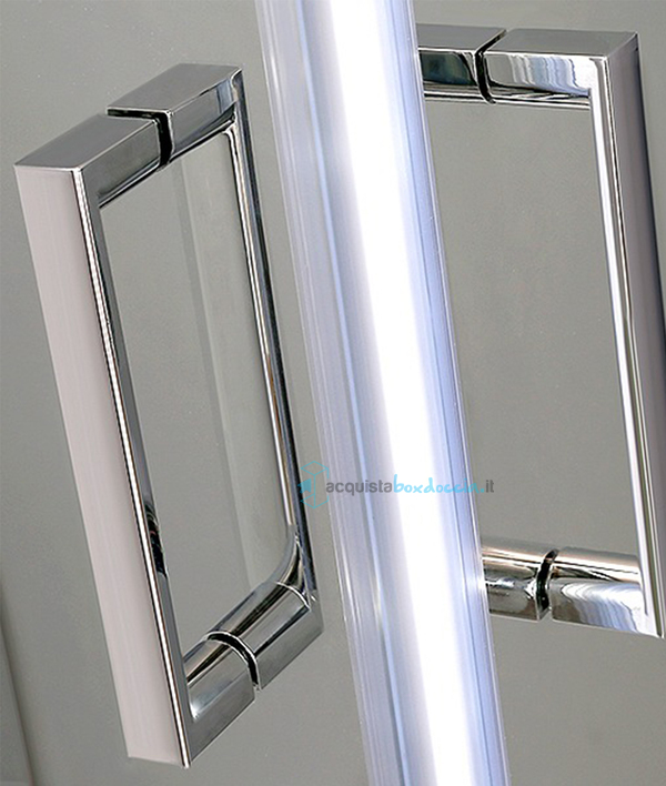 porta doccia scorrevole 105 cm trasparente serie s
