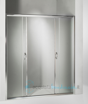 porta doccia scorrevole 165 cm opaco serie n