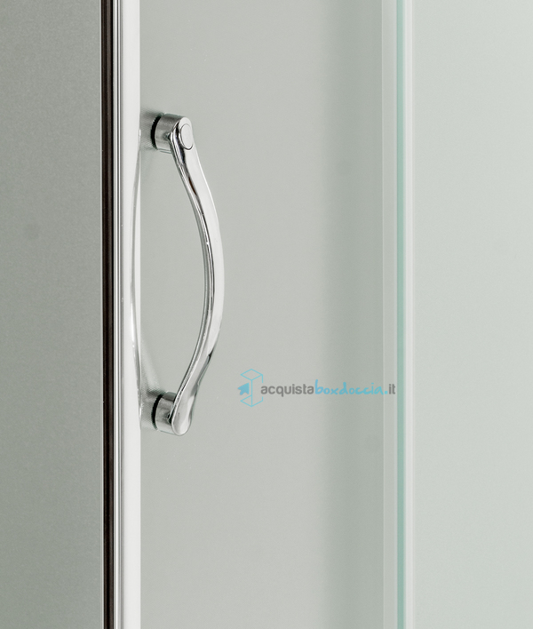 porta doccia scorrevole 200 cm opaco serie n