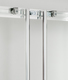 porta doccia scorrevole 180 cm opaco serie n