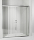 porta doccia scorrevole 165 cm trasparente serie n