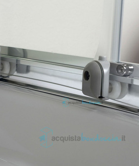 box doccia angolare porta scorrevole 60x100 cm opaco serie s