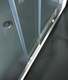 box doccia angolare porta scorrevole 60x122 cm opaco serie s