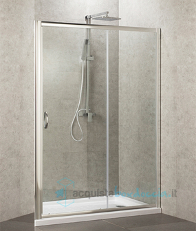 porta doccia scorrevole 105 cm opaco serie n