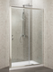 porta doccia scorrevole 130 cm trasparente serie n