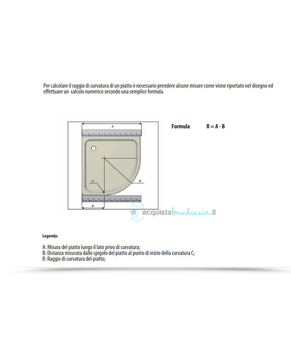  box doccia semicircolare 80x80 cm trasparente serie  s