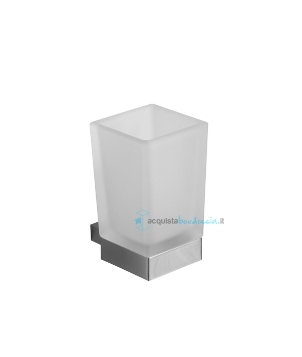 portabicchiere in cristallo acrilico art. cubic 1.10 serie la progetto