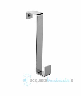 appendiabiti per box doccia con profilo in alluminio art. ut 51.10 serie la progetto
