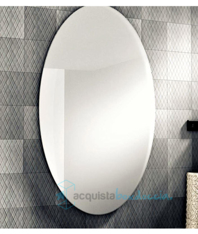 specchio a filo lucido ovale 65x85 cm art 1039-a serie la progetto