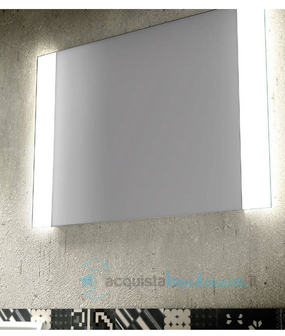 specchio retroilluminato led 100x70 cm art 1021-c serie la progetto
