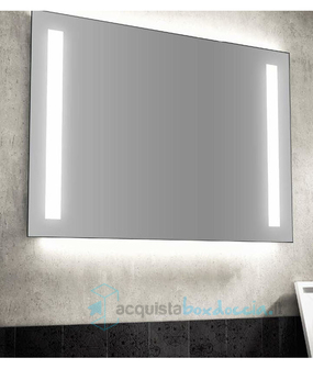 specchio retroilluminato led 100x70 cm art 1005b-c serie la progetto