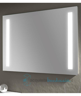 specchio retroilluminato led 100x70 cm art 1005-c serie la progetto