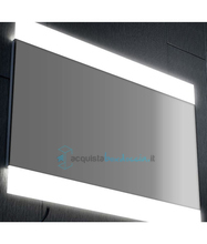 specchio 2 fasce retroilluminate led 100x70 cm art 1003-c serie la progetto