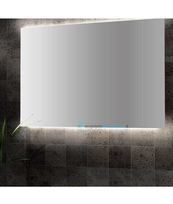 specchio retroilluminato led 135x70 cm art 1001-f serie la progetto