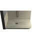 piatto doccia asimmetrico in marmo-resina 70x110 cm - rocky wood