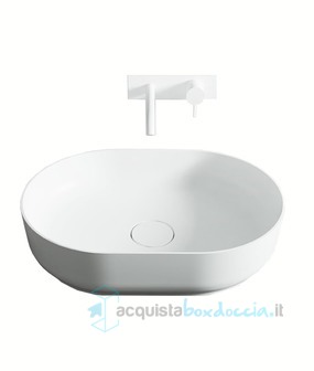 lavabo d'appoggio in luxolid 60x42 cm - horizon medium